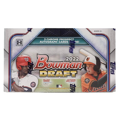 2022 Bowman Draft Baseball Jumbo Hobby 8 Box Case