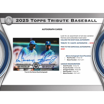 2025 Topps Tribute Baseball Hobby Box