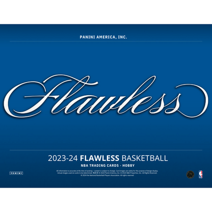 2023/24 Panini Flawless Basketball Hobby 2 Box Case