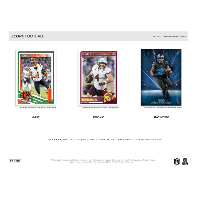 2025 Panini Score Football Hobby Box