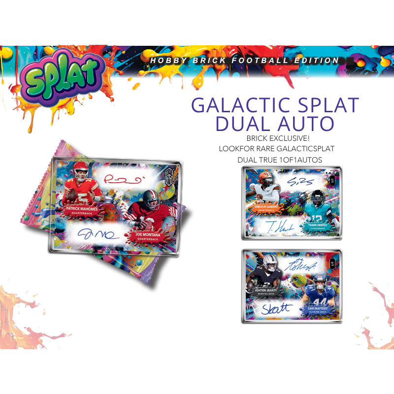 2025 Wild Card Splat Football Breakers Brick