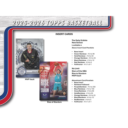 2025/26 Topps Basketball Jumbo Box