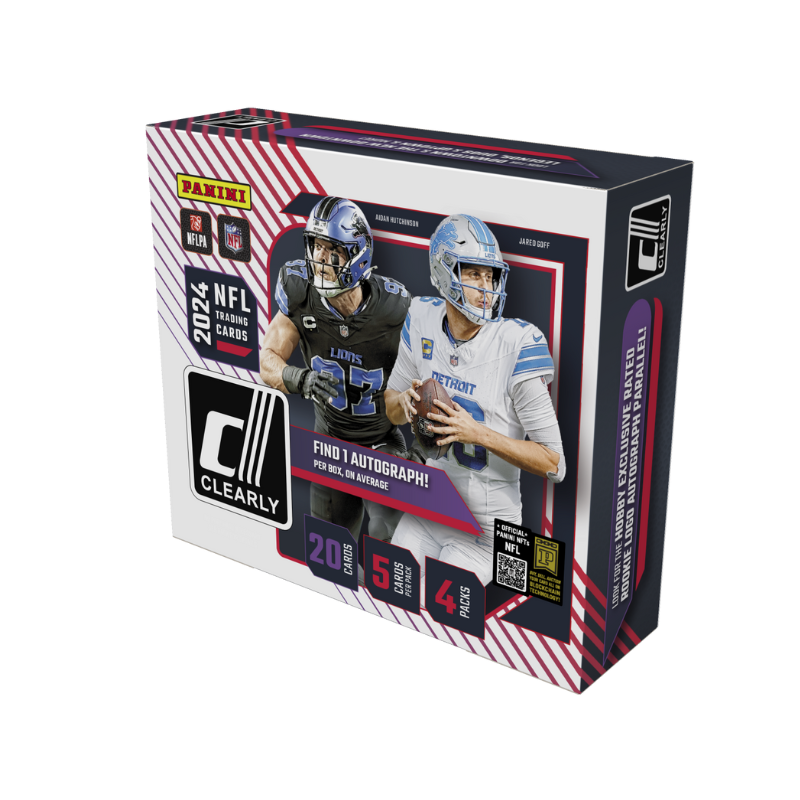 2024 Panini Clearly Donruss Football Hobby 16 Box Case