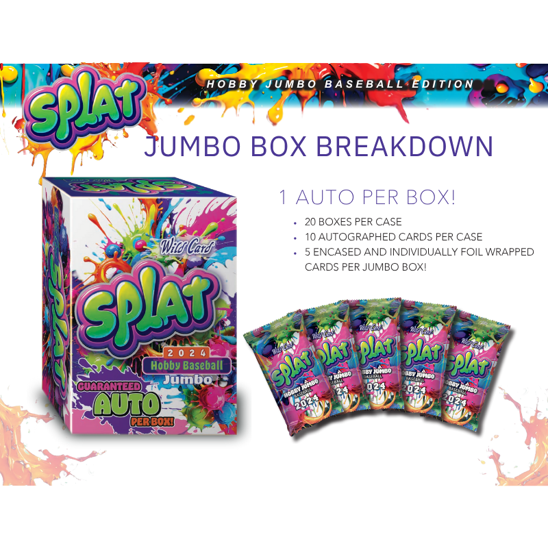 2025 Wild Card Splat Baseball Hobby Jumbo Box